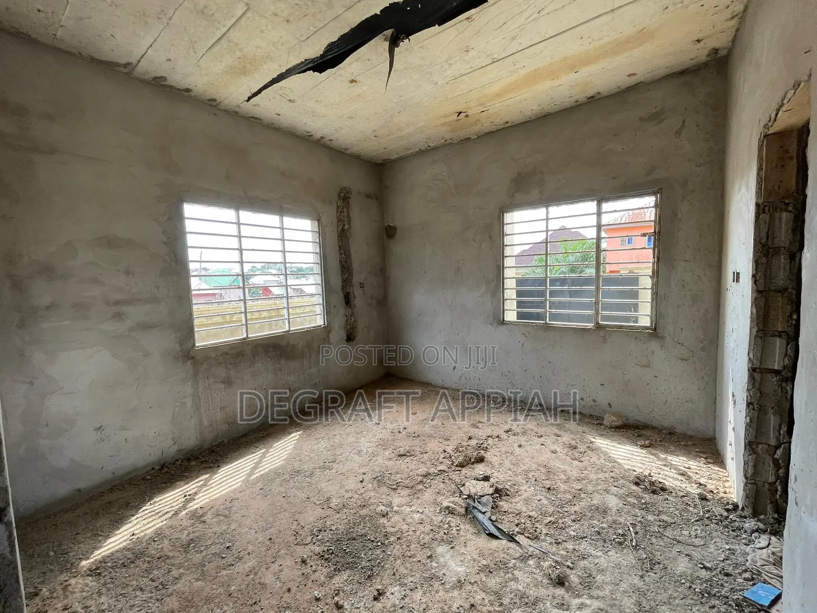 Semi Complete 4 Bedrooms House For Sale @ Abrepo Near Kumasi Girls Shs