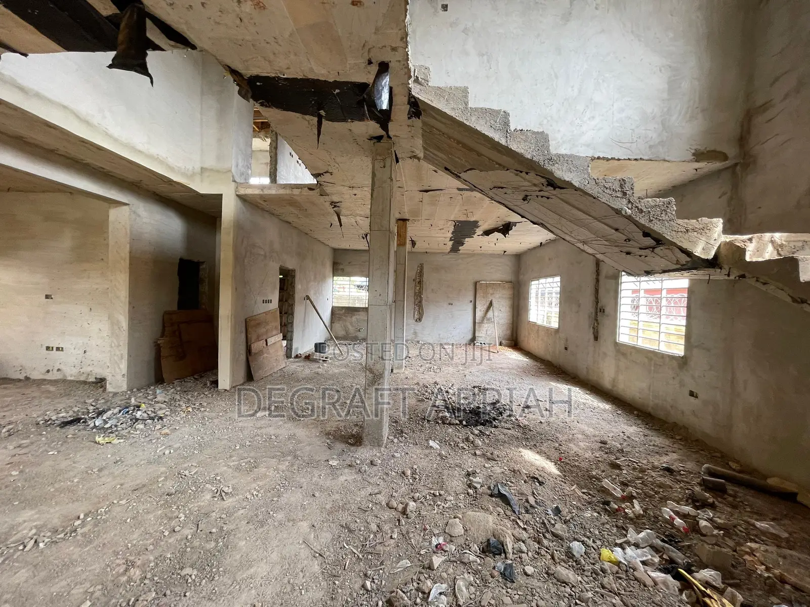Semi Complete 4 Bedrooms House For Sale @ Abrepo Near Kumasi Girls Shs
