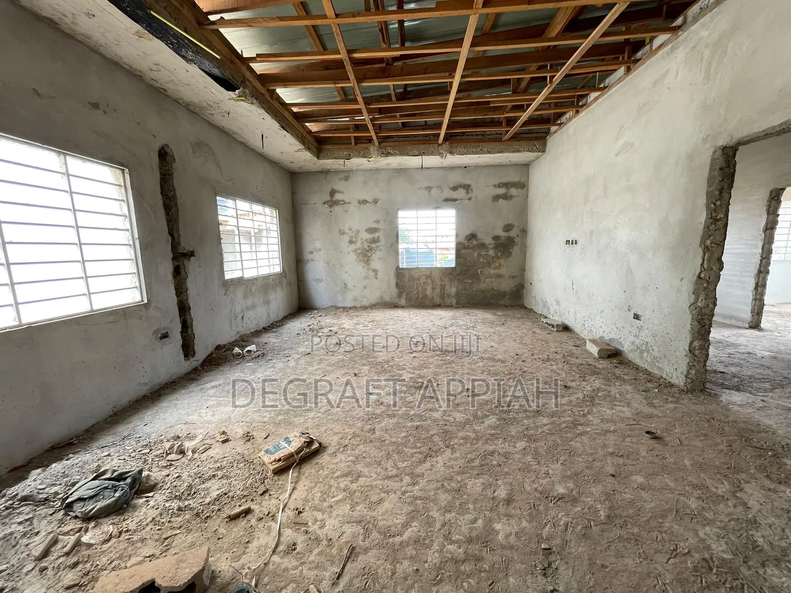 Semi Complete 4 Bedrooms House For Sale @ Abrepo Near Kumasi Girls Shs