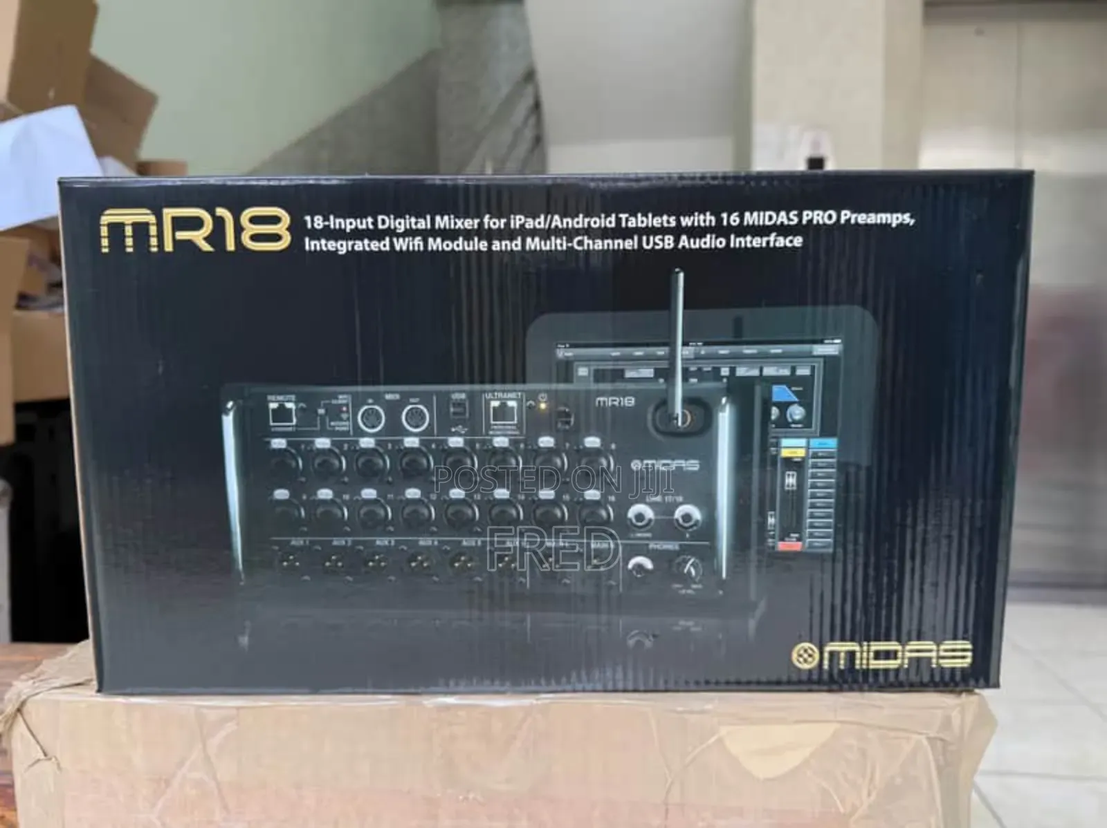 Midas Mr18 18-Input Digital Mixer for iPad/Android Tablets