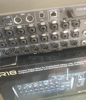 Midas Mr18 18-Input Digital Mixer for iPad/Android Tablets