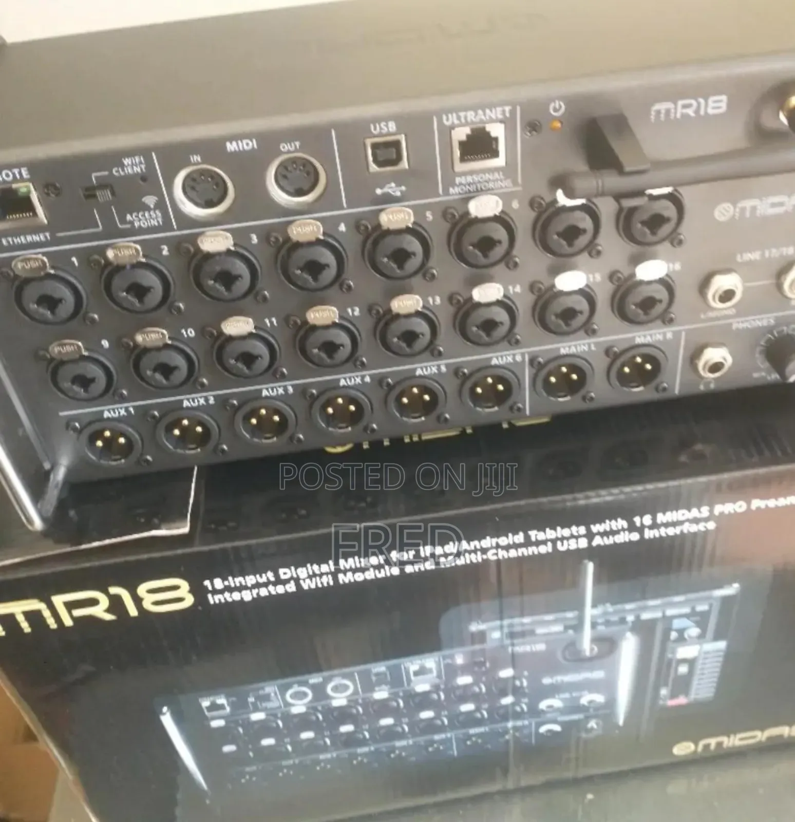 Midas Mr18 18-Input Digital Mixer for iPad/Android Tablets