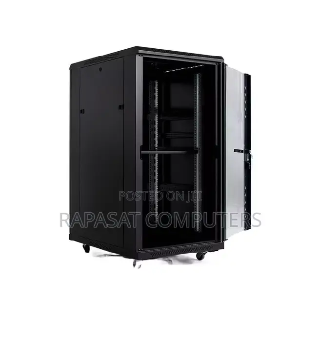 18u Network Rack With Fan, Tray, Pdu And Wheels