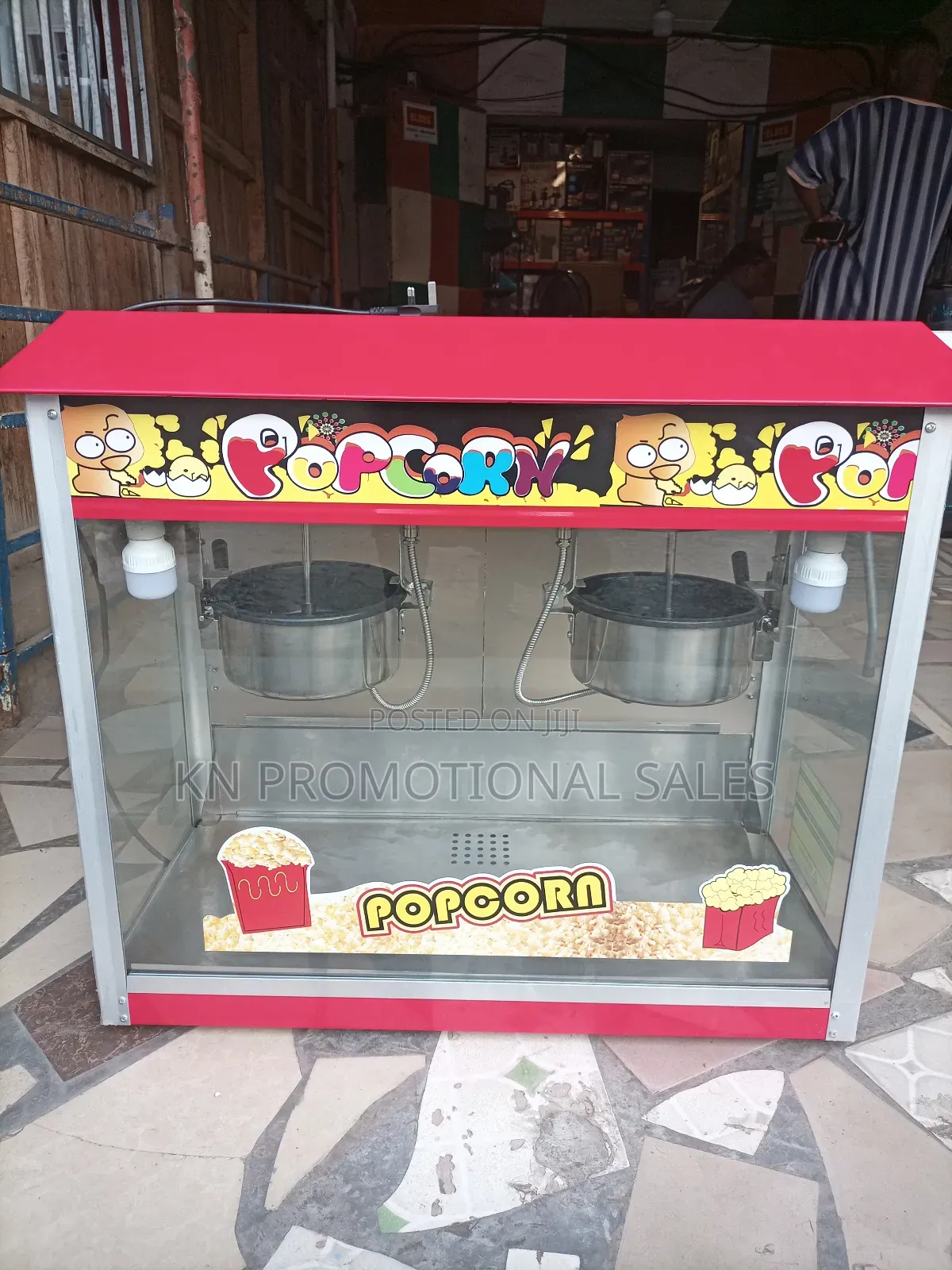 2 In 1 Popcorn Machine 2 Pots