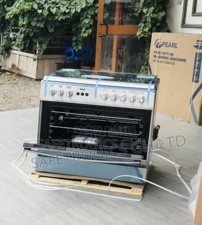 Fresh Sealed in Box Ferre 60x90 4 Gas 1 Electric Grey Cooker