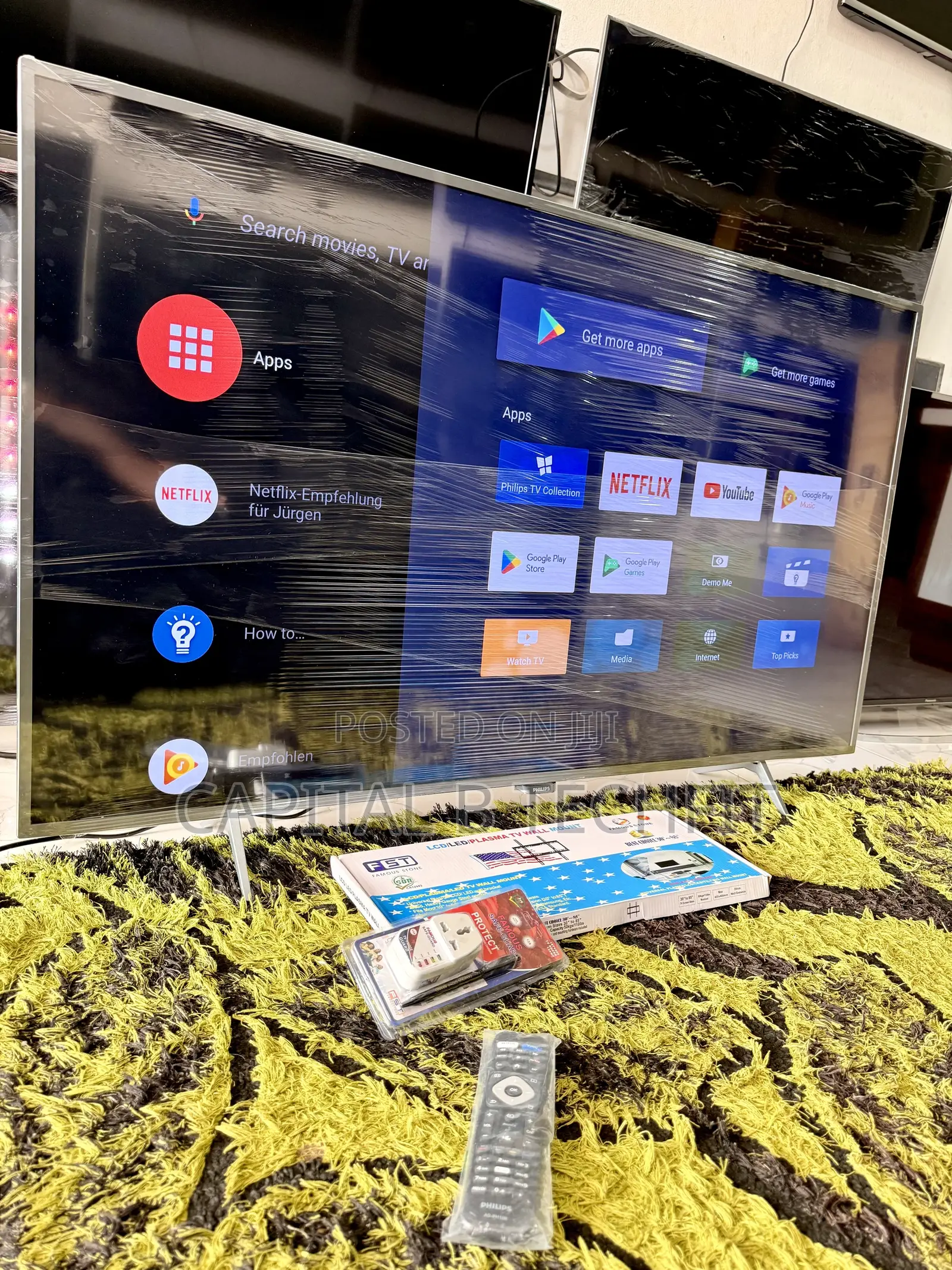 55inches Full Digital Satellite Android Smart Phillips Tv