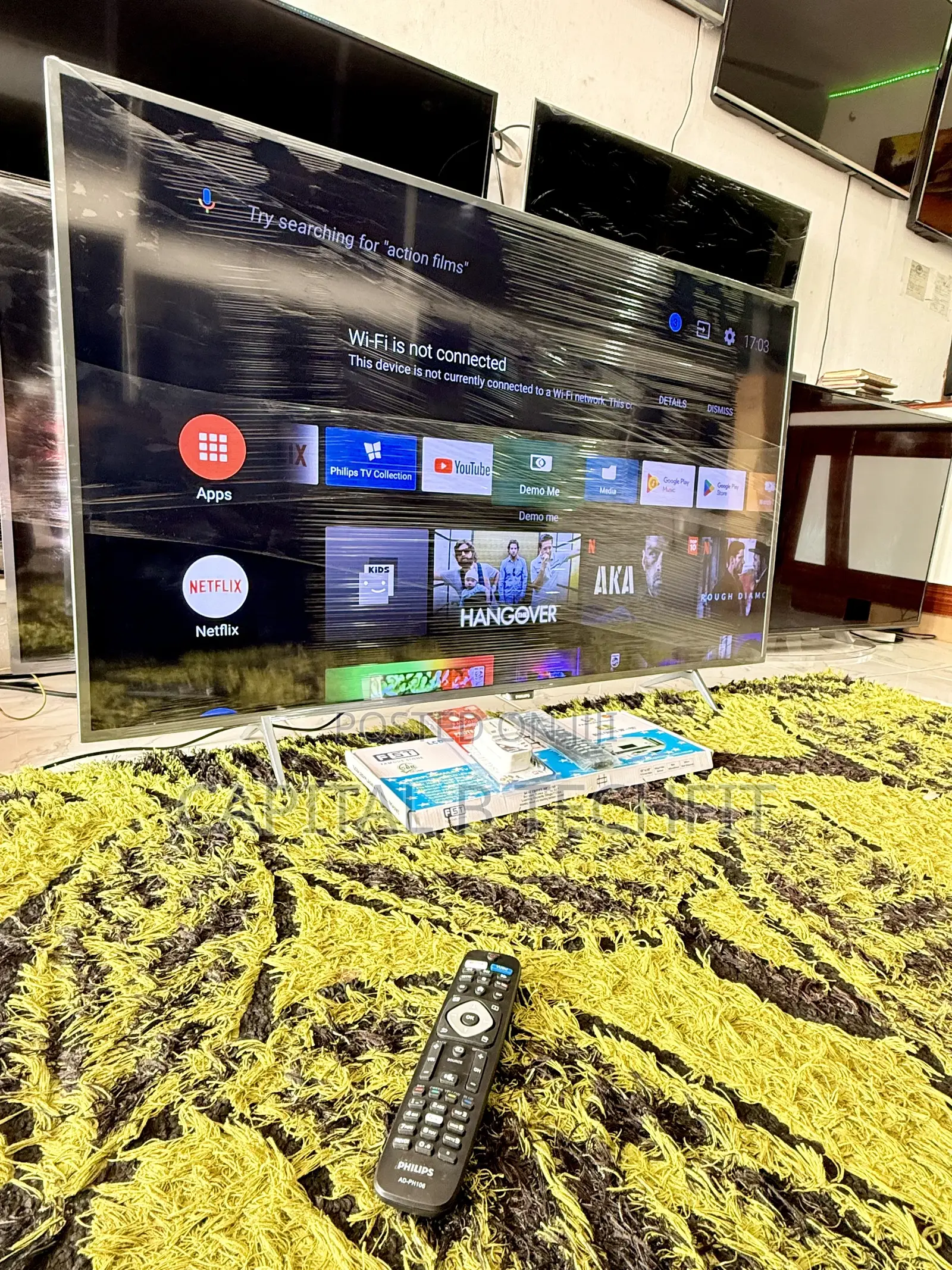 55inches Full Digital Satellite Android Smart Phillips Tv