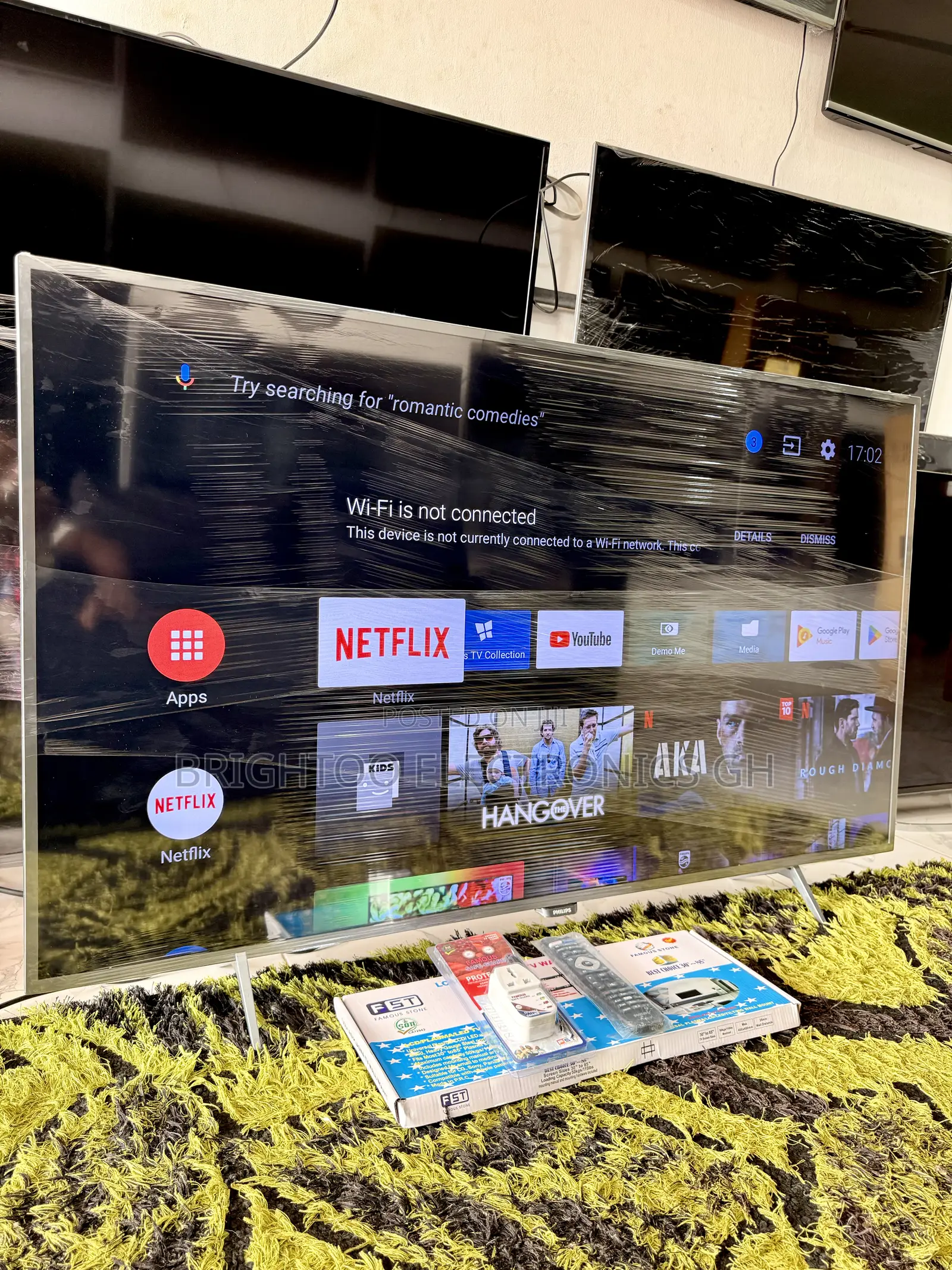 55inches Full Digital Satellite Android Smart Phillips Tv