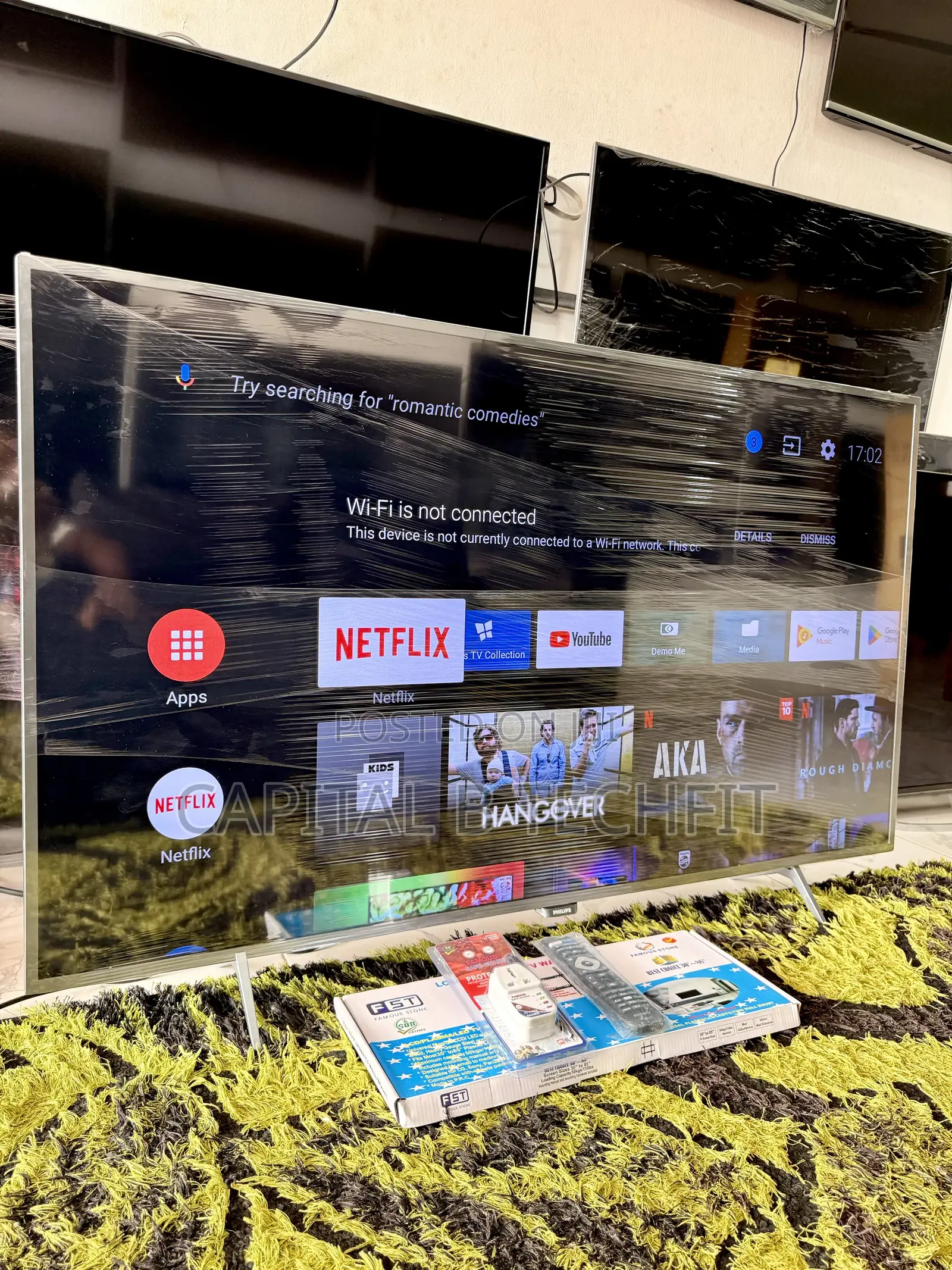 55inches Full Digital Satellite Android Smart Phillips Tv