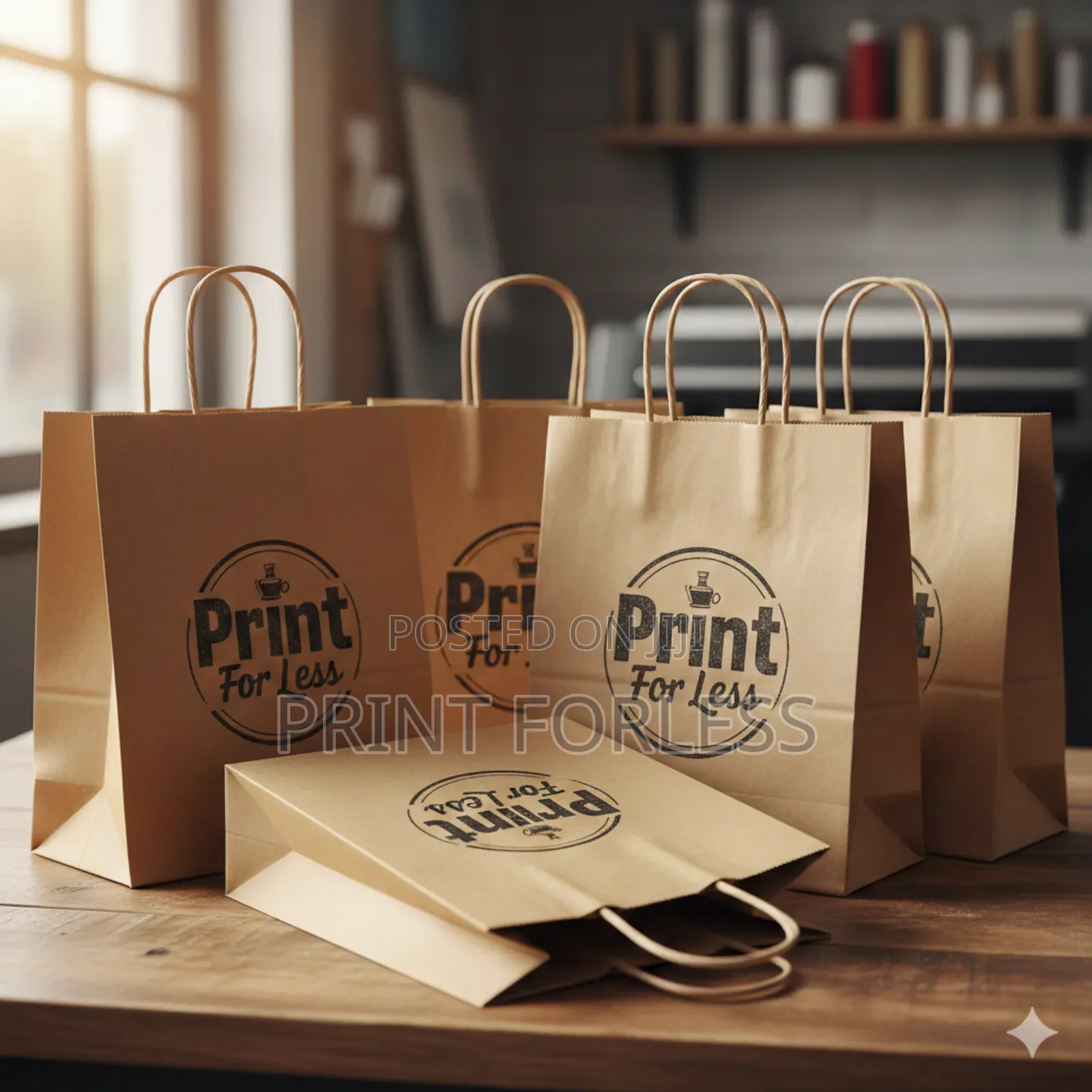 Kraft Bag With Twisted Handles