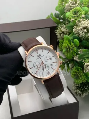 D.W Chronograph Leather Watch