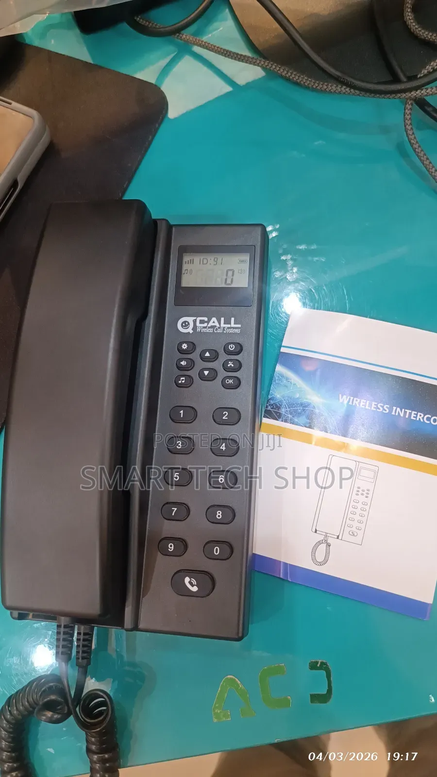 Long Range Smart Wireless Intercom With Backup Battery Up 2hrs Talk