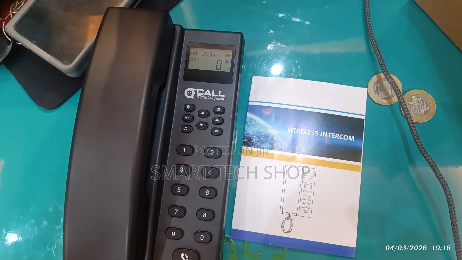 Long Range Smart Wireless Intercom With Backup Battery Up 2hrs Talk