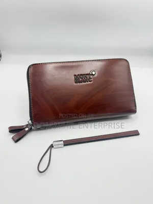 Mont Blanc Hand Pouch 
Double Zip