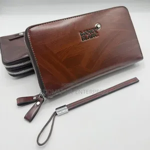 Mont Blanc Hand Pouch 
Double Zip