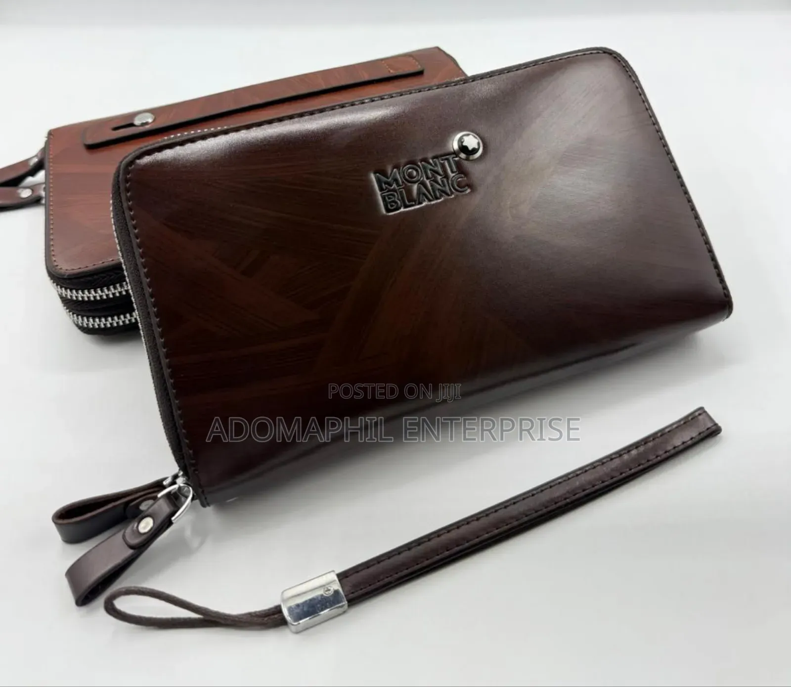 Mont Blanc Hand Pouch 
Double Zip