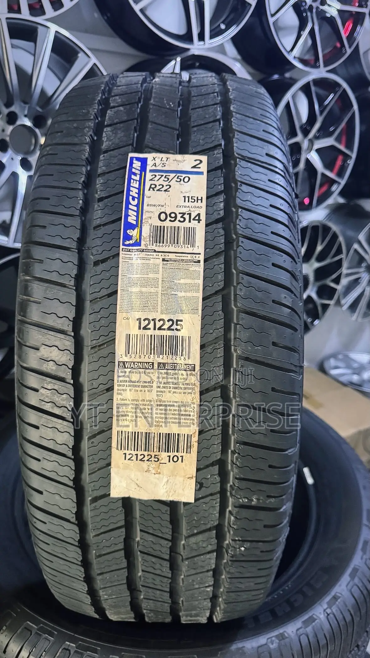 275 50 R 22 Michelin