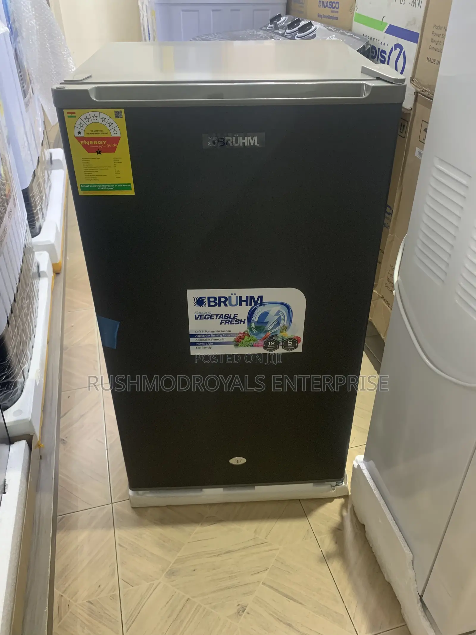 Bruhm 90l Table Top Fridge: Space-Saving Smart Cooling