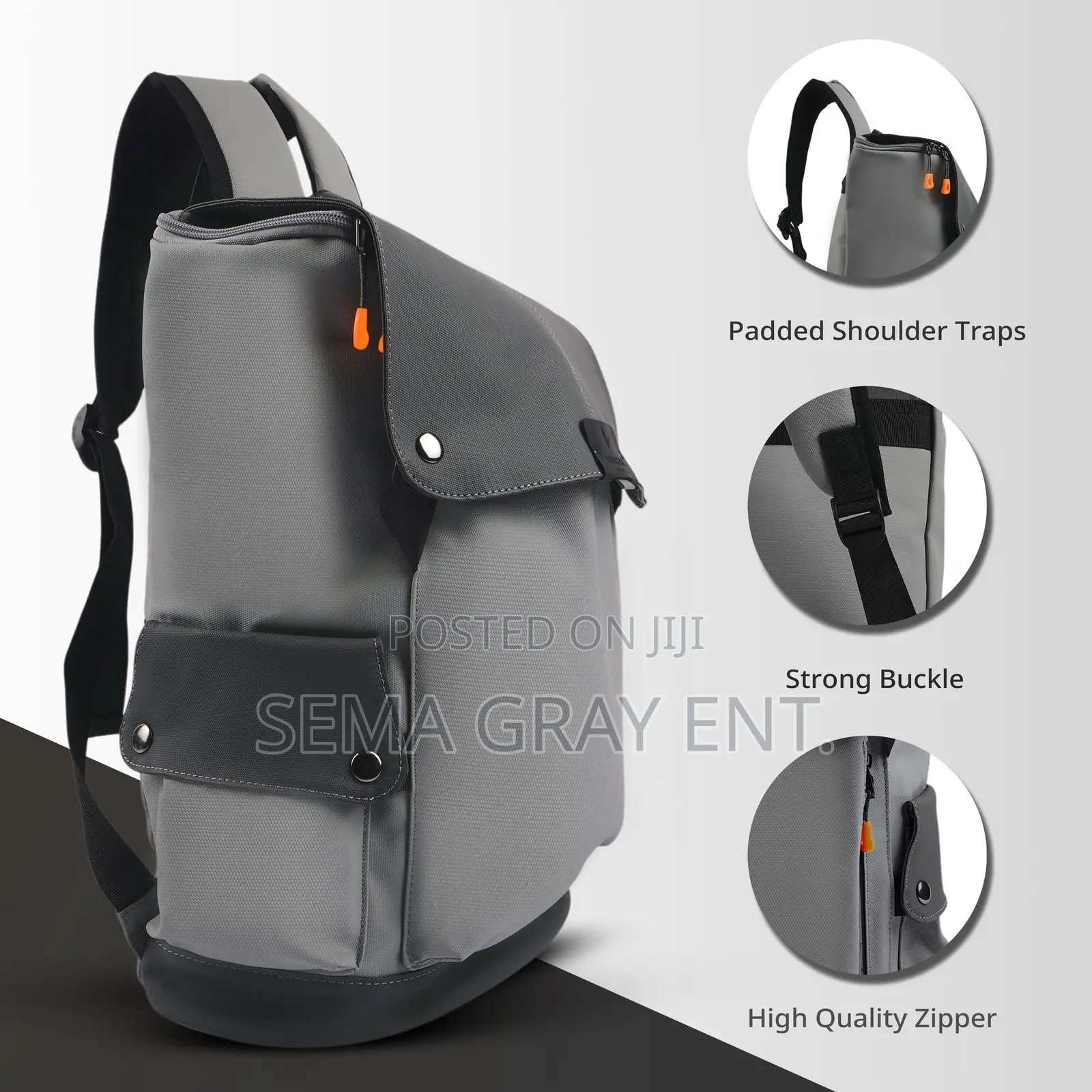 Waterproof Leather Urban Backpack - Men Women