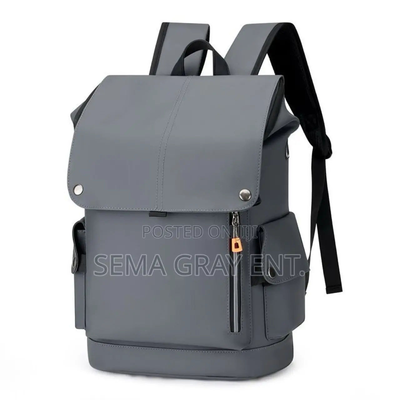 Waterproof Leather Urban Backpack - Men Women