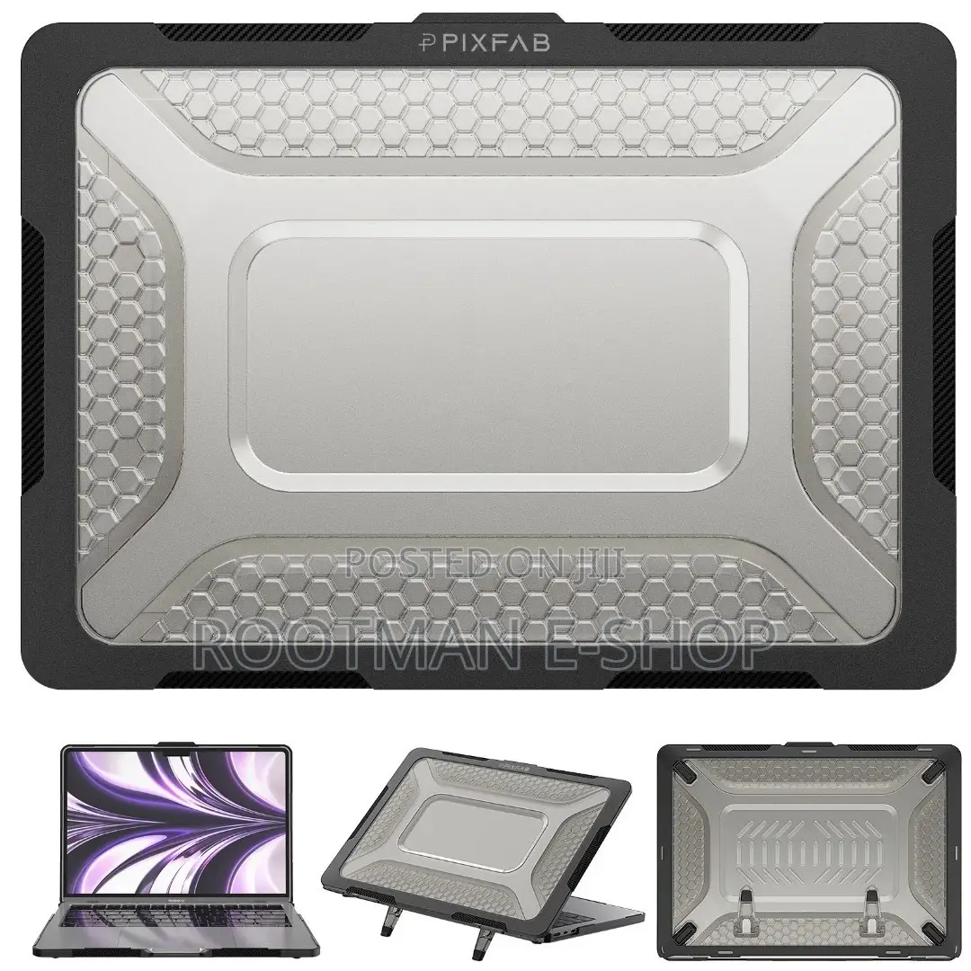 Honeycomb Kickstand Tpu Bumper Hard Shell Cover For Macbook Air Pro