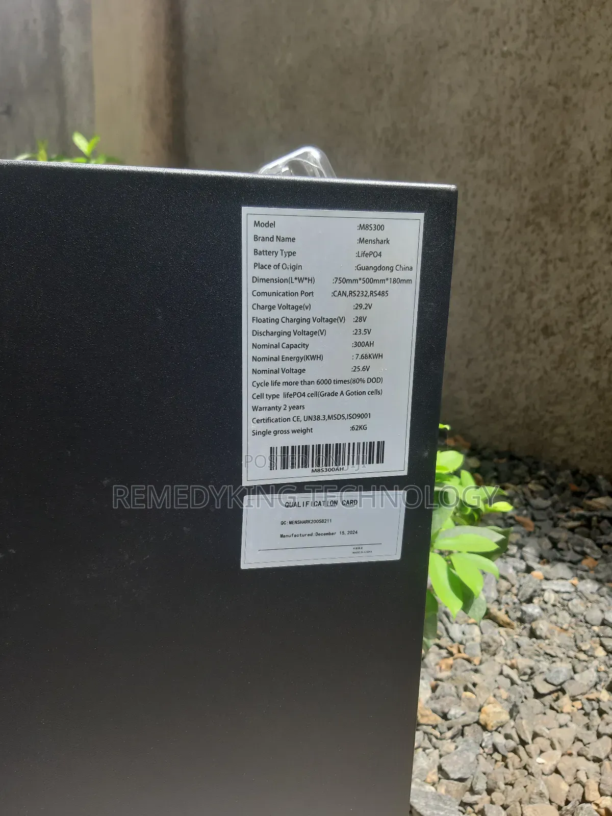 25.6v 300ah Lithium Battery