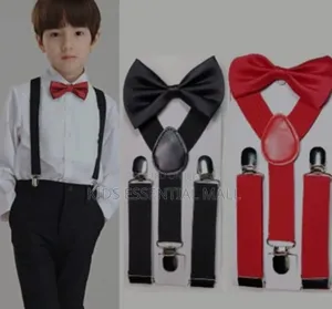 Suspender and Bow Tie for Kids