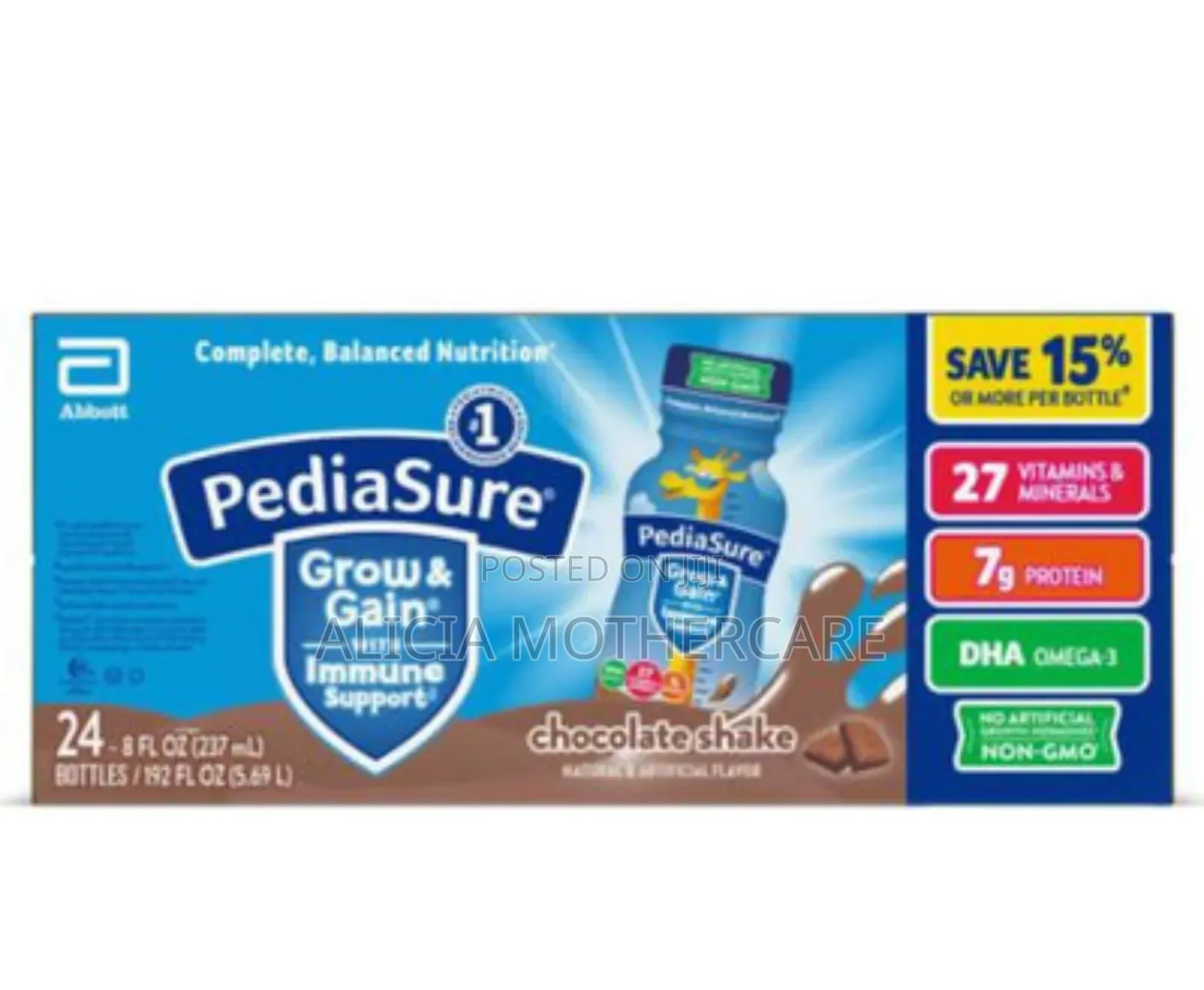 Pediasure Grow And Gain Strawberry,Banana, And Chocolate