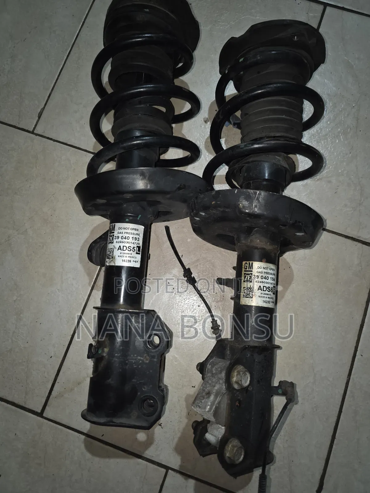 2019 Chevrolet Cruze Front Shocks