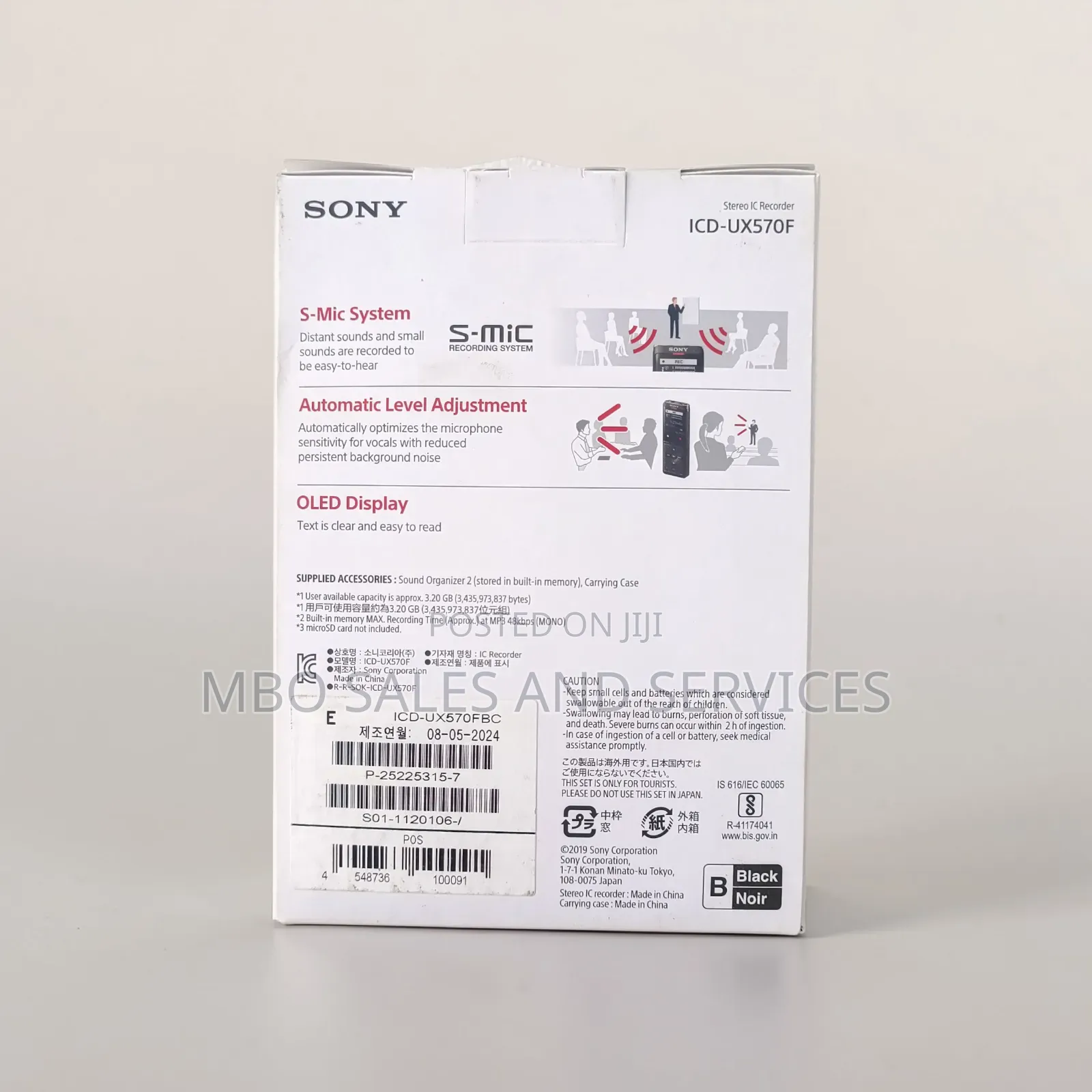 Sony Icd-Ux570f Professional Recorder With Fm