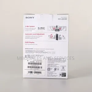 Sony Icd-Ux570f Professional Recorder With Fm