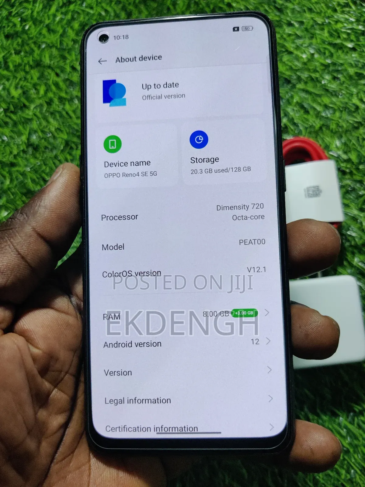 Oppo Reno4 128 GB Gray