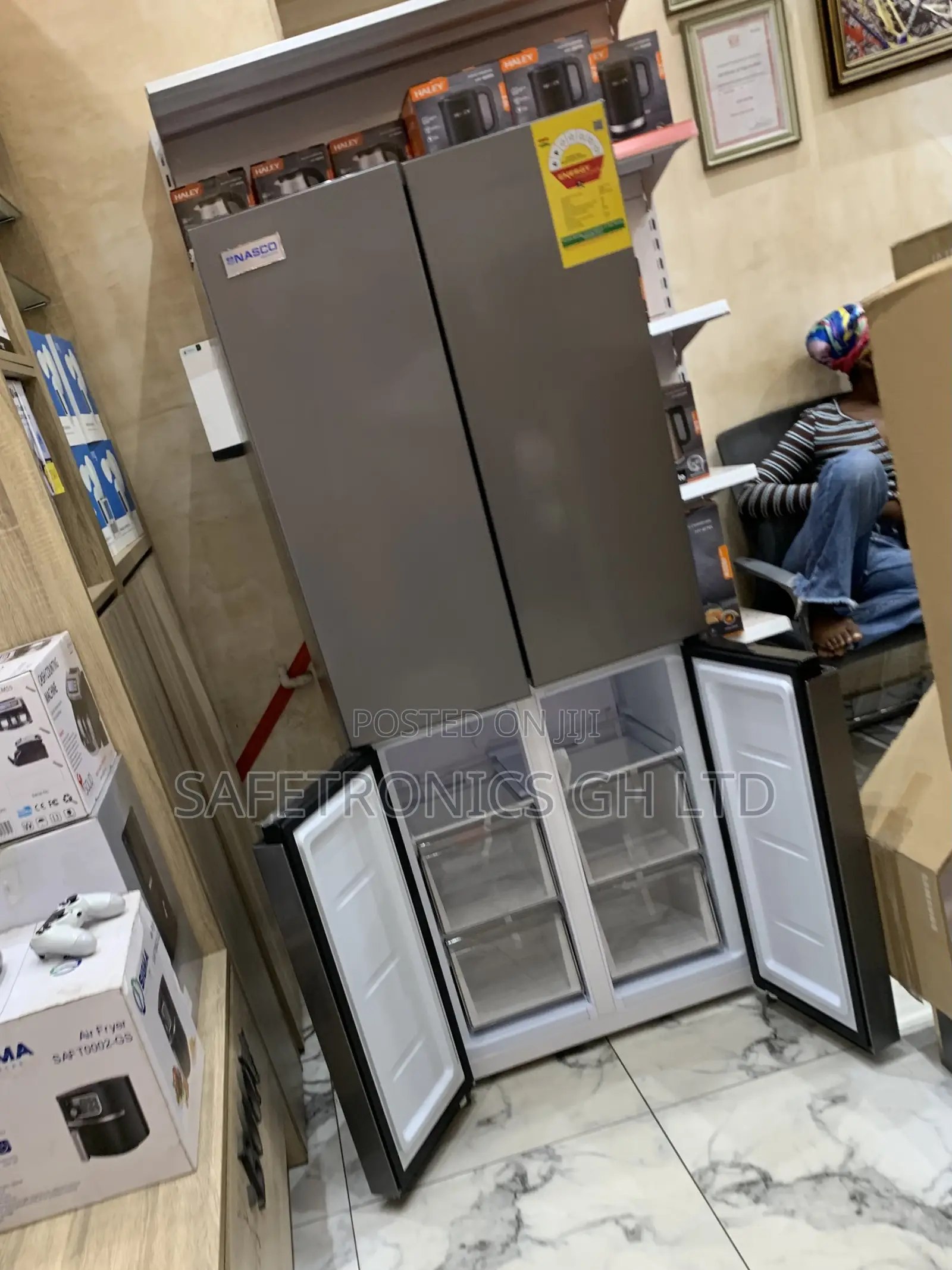 Fabulous New 4 Doors Electric Side by Side Nasf-400 Nasco Fridge