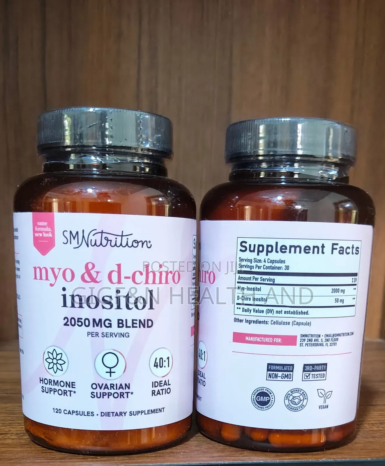Myo D-Chiro Inositol, 120 Capsules (Dec, 2027 Expiry)