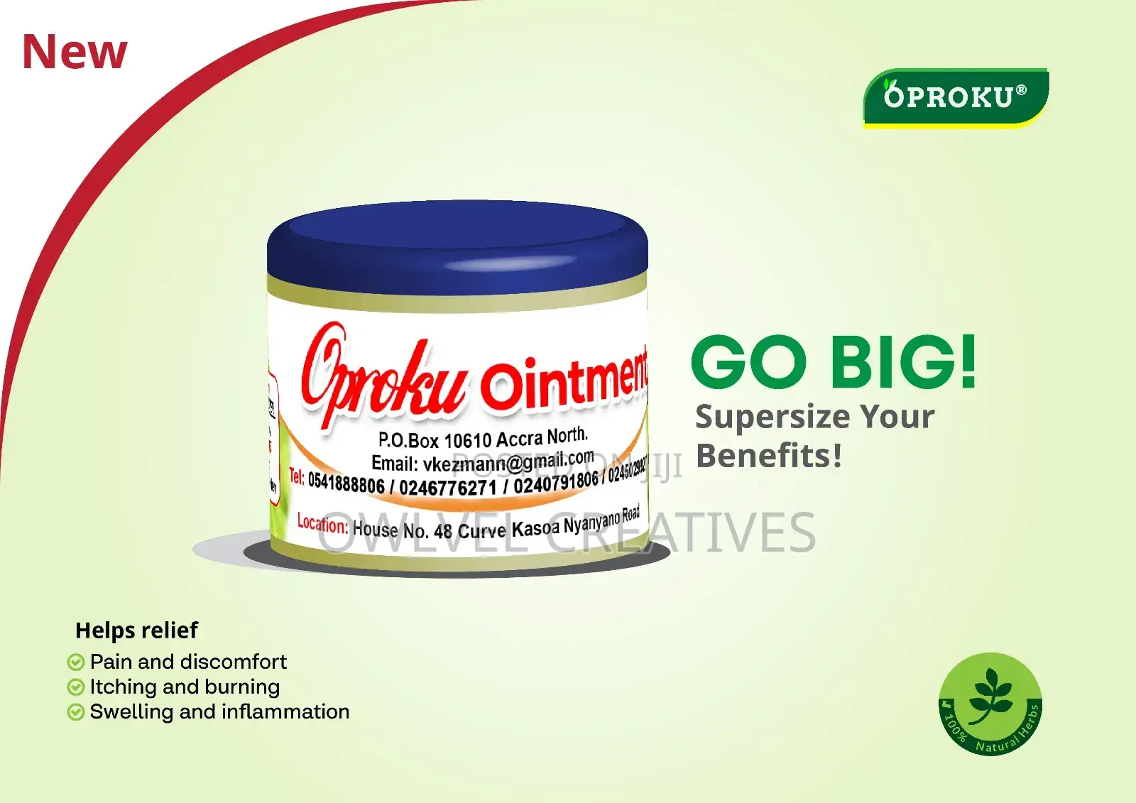 Oproku Herbal Ointment – Fda Approved Natural Relief