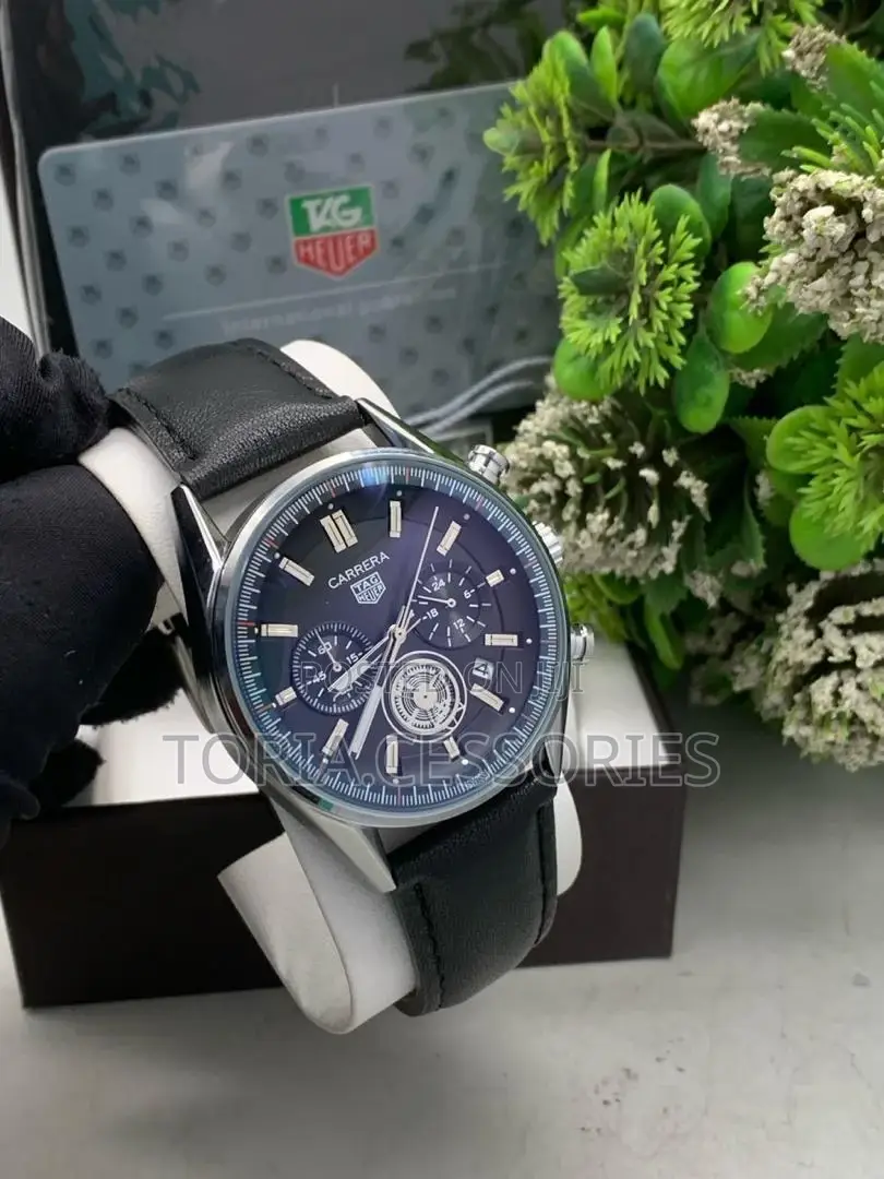 Tag Leather Watch
