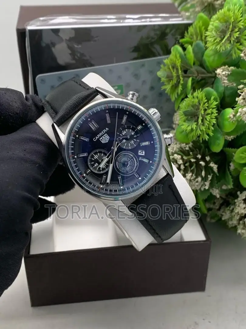 Tag Leather Watch