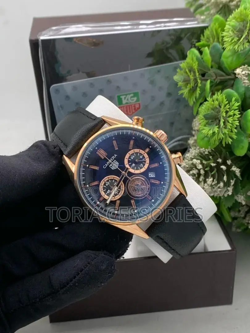 Tag Leather Watch