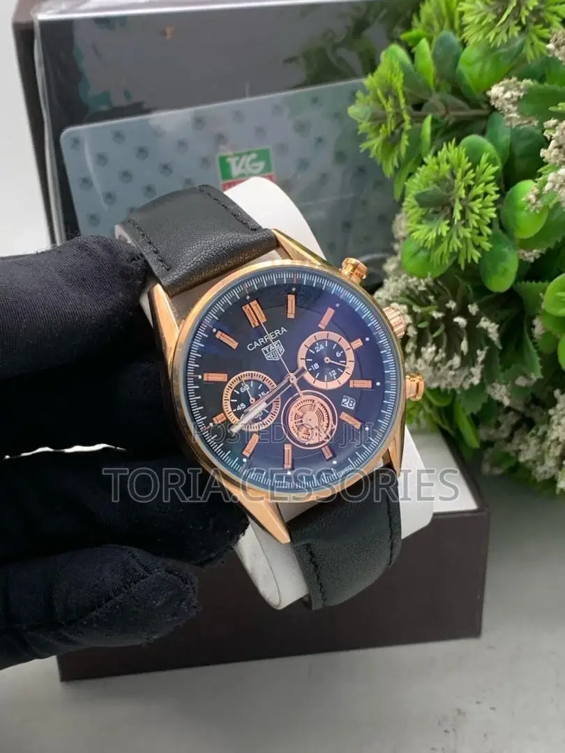 Tag Leather Watch