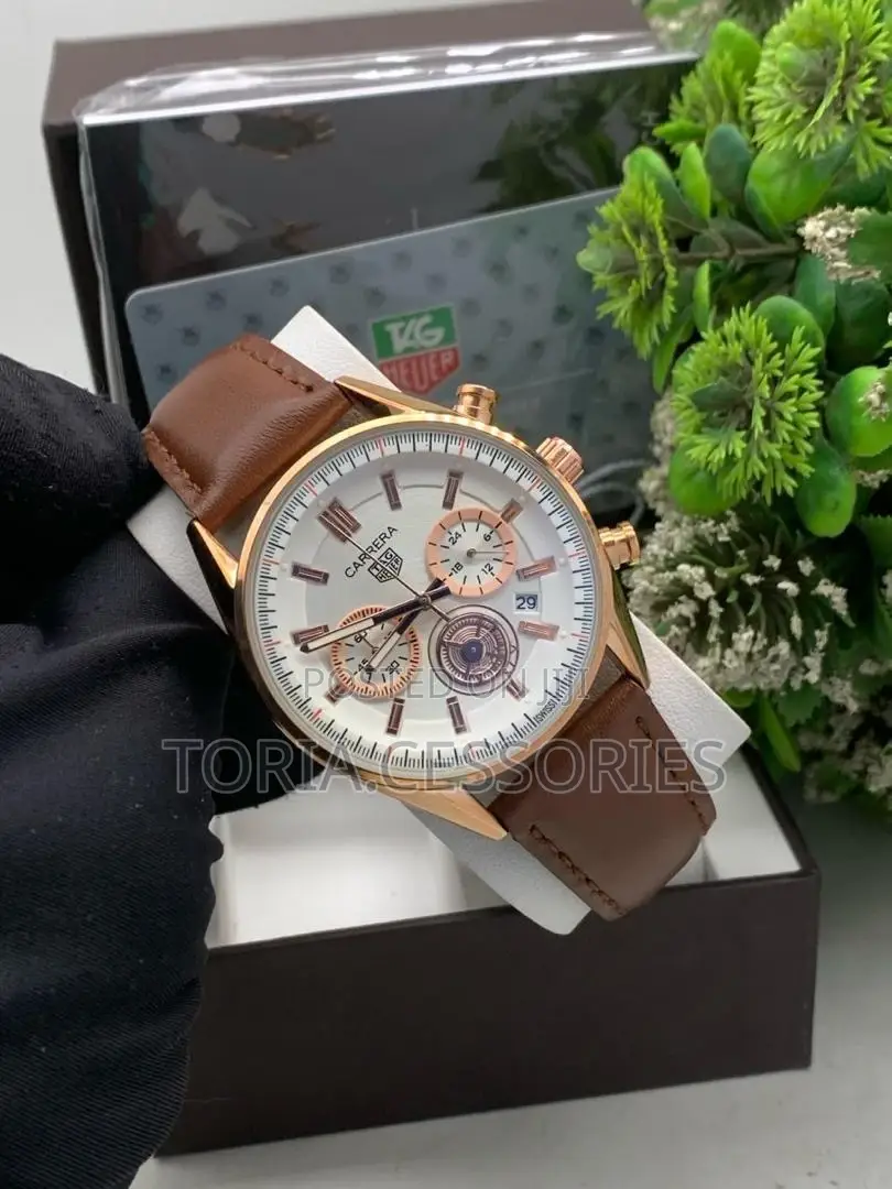 Tag Leather Watch
