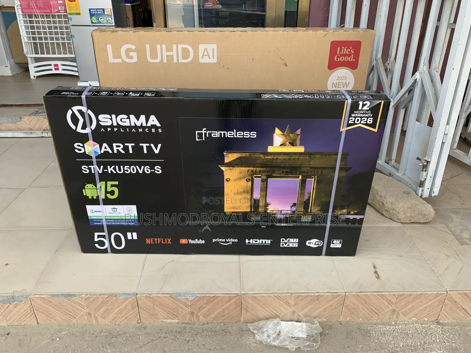 Sigma Stv-ku50v6-s:50 Smart Uhd Led Tv With Built-in Satellite Apps