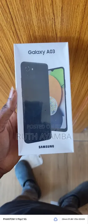 New Samsung Galaxy A03 64 GB Black