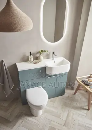 Tavistock Match 1200/1500mm Isocast Basin - Gloss White Right/Left