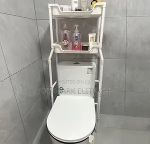 2 Tier Plastic Toilet Rack