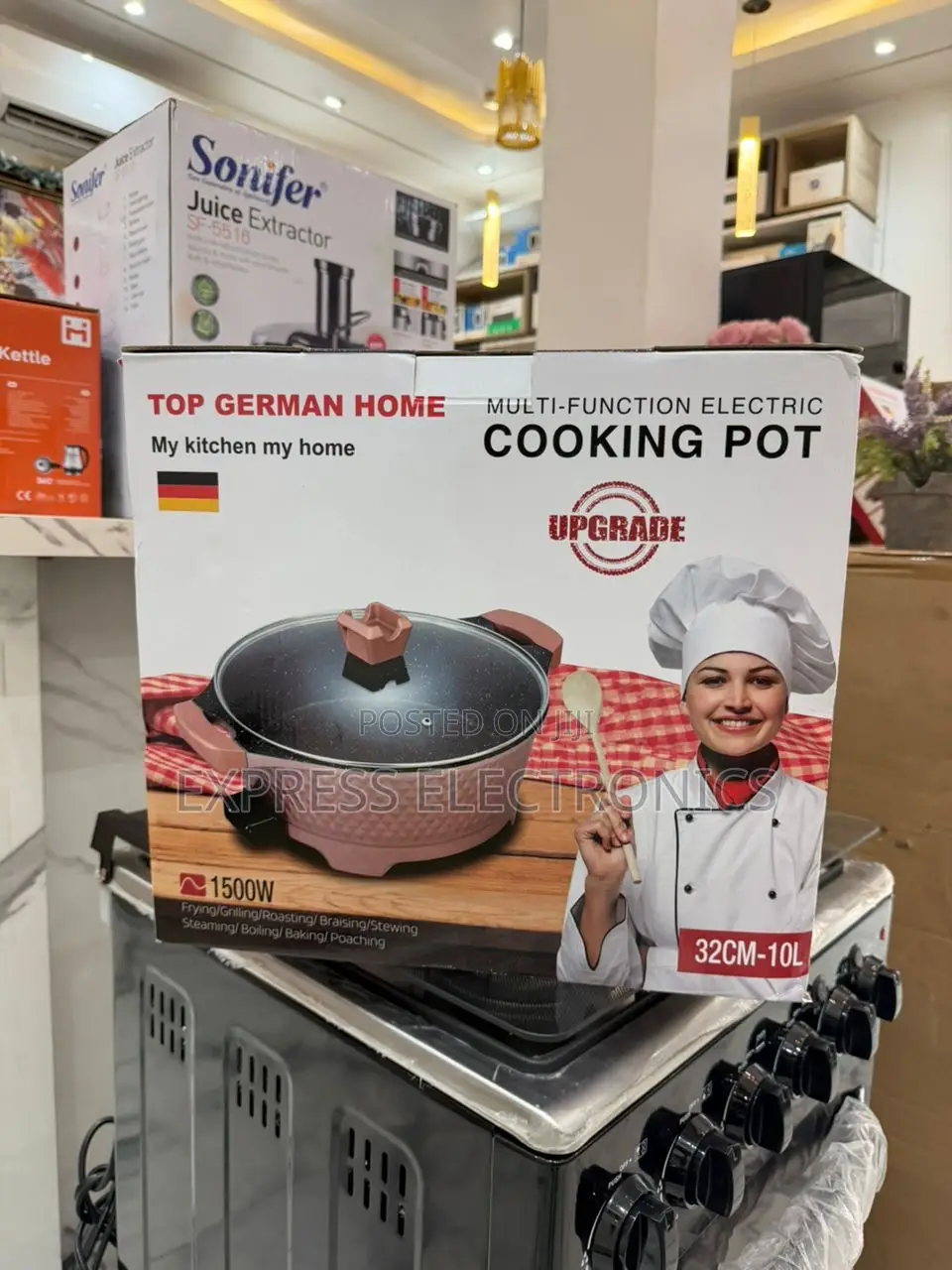 Purchase the New Sleek Electric Cooker Pot 10l