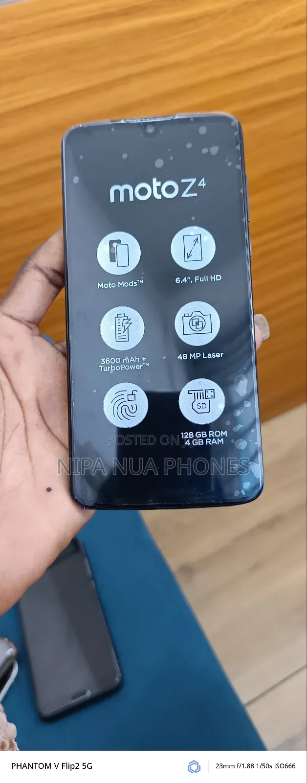 Motorola Moto Z4 128 GB Gray