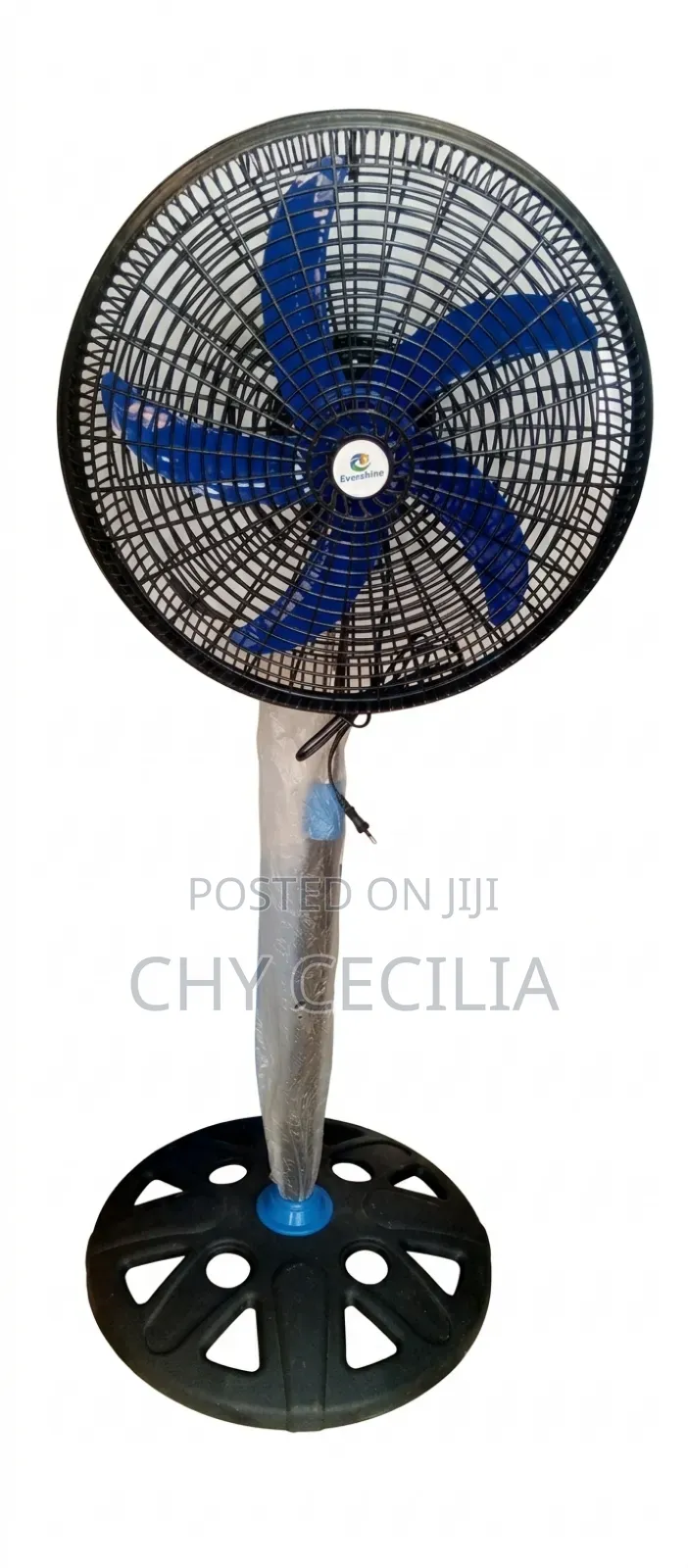 18" Evershine Standing Fan Is A Super Powerful Motor Standing Fan