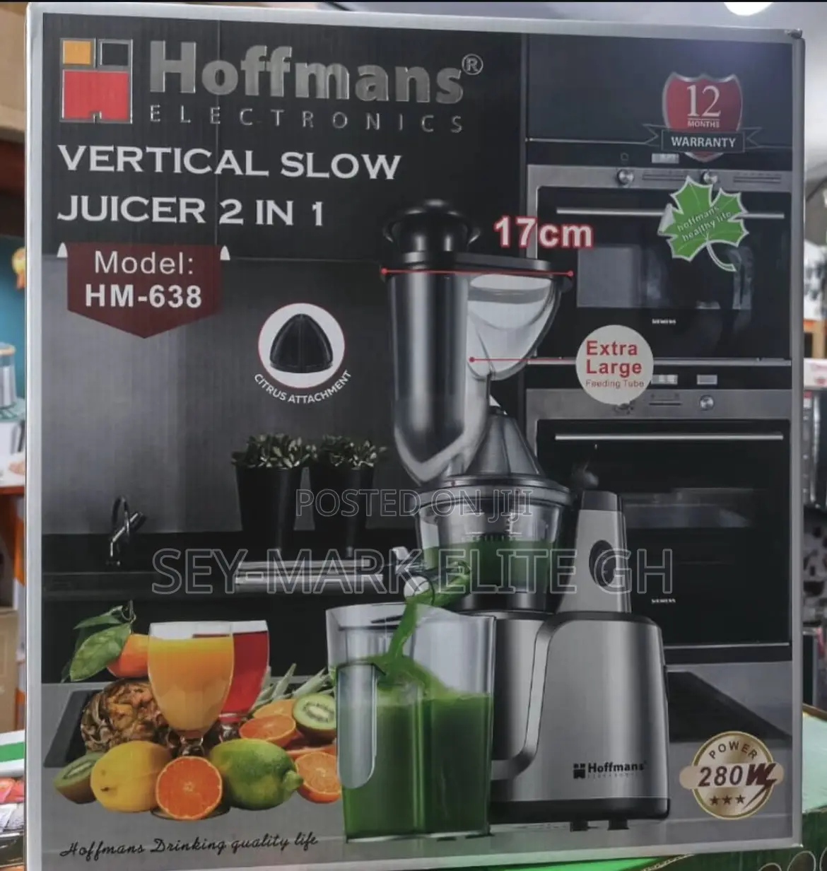Hoffman 2 in 1 Slow Juicer