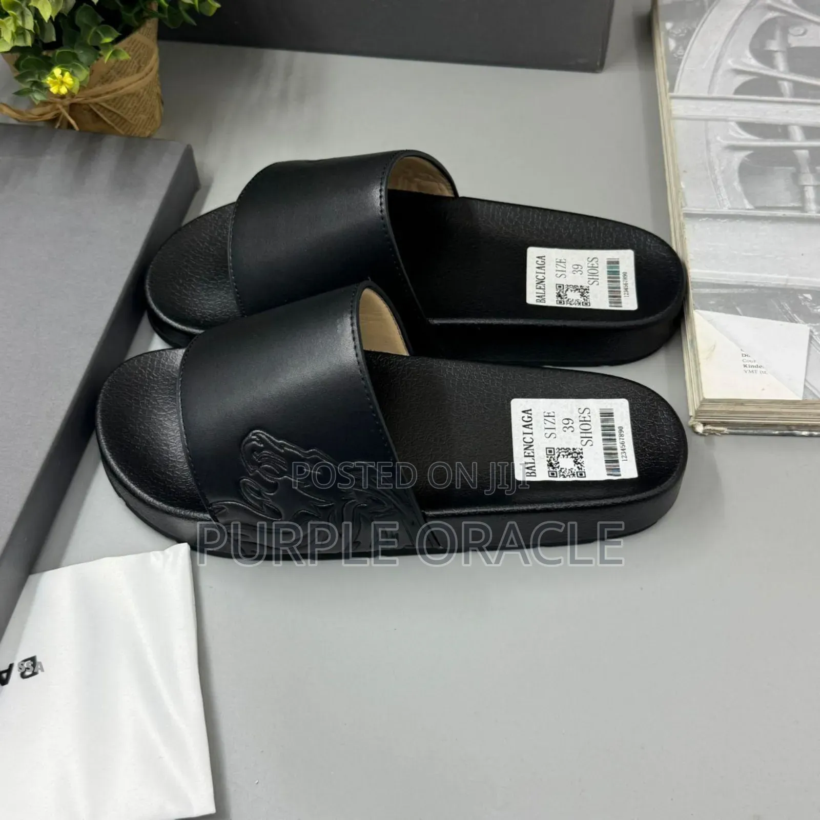 Balenciaga Pool Slides For Gentlemen