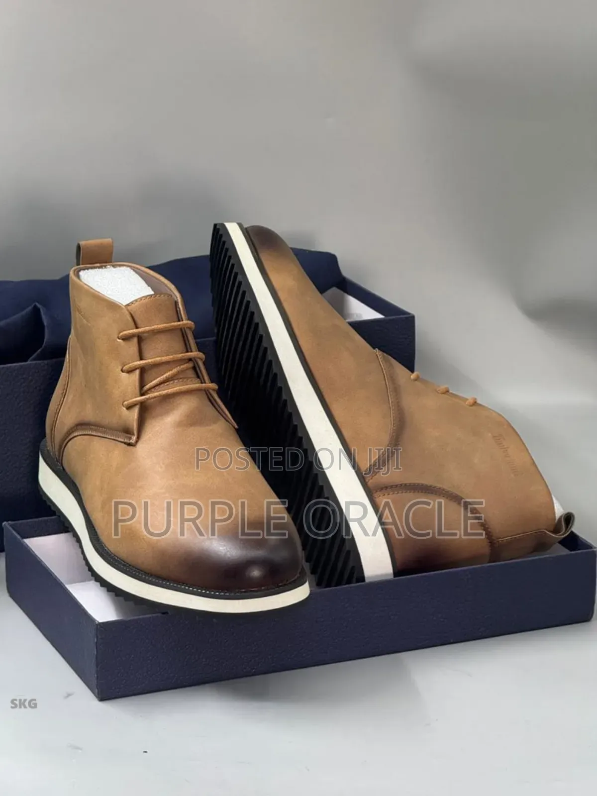 Chukka Boot With A Lace Up Design